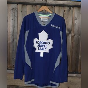 ❗️Reebok Blue and Gray Toronto Maple Leafs Practice Jersey❗️